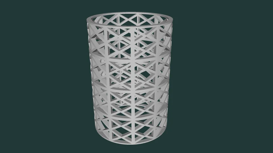Tower,  built of four concret elements  -  Turm aus vier Beton-Elementen