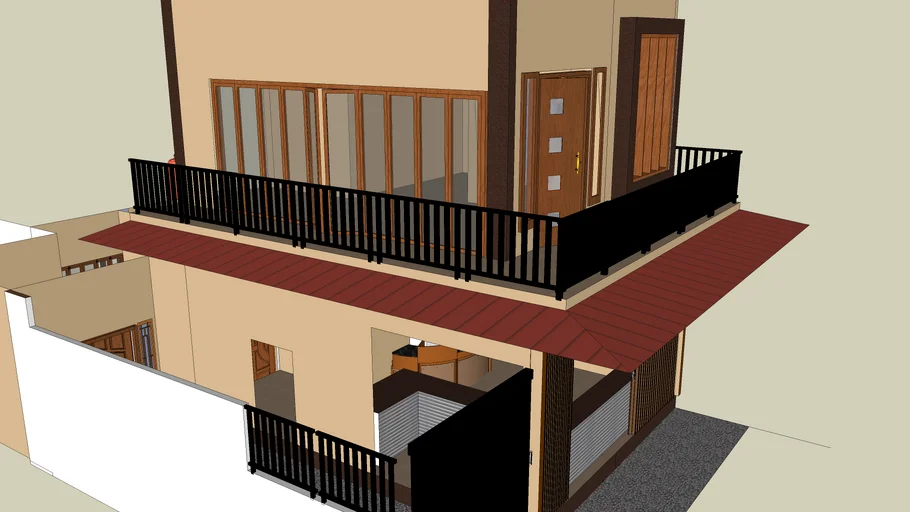 desain ruko full atas | 3D Warehouse