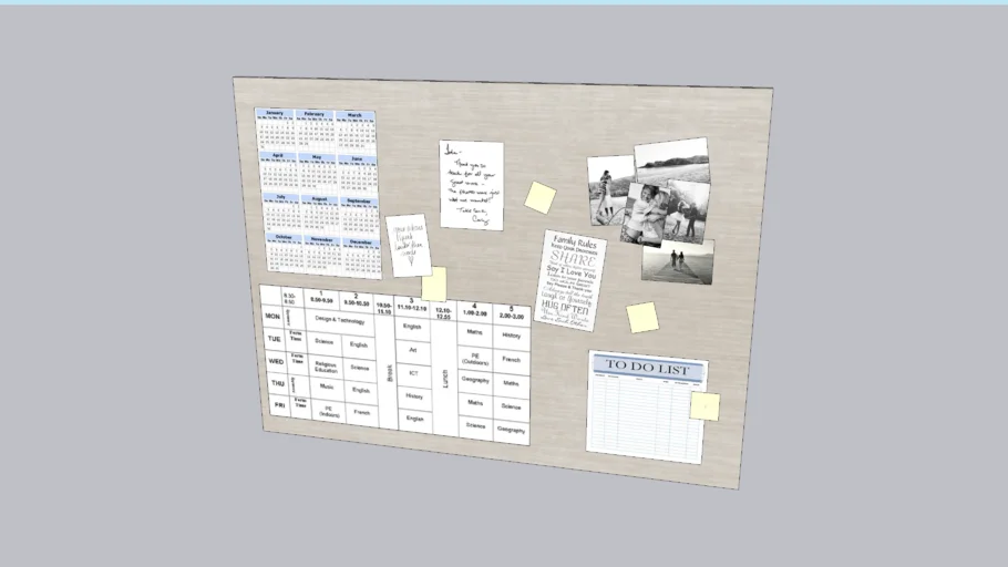 Bulletin board