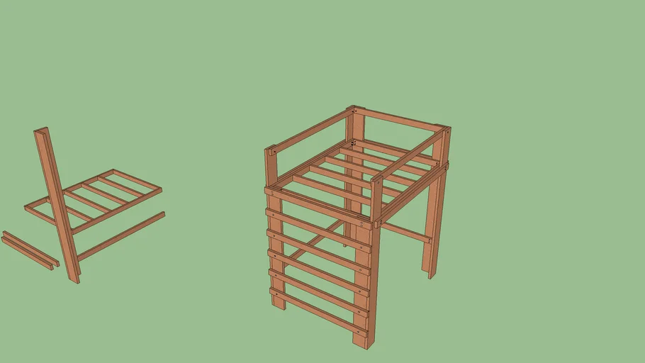 Lofted Bed Frame First Draft