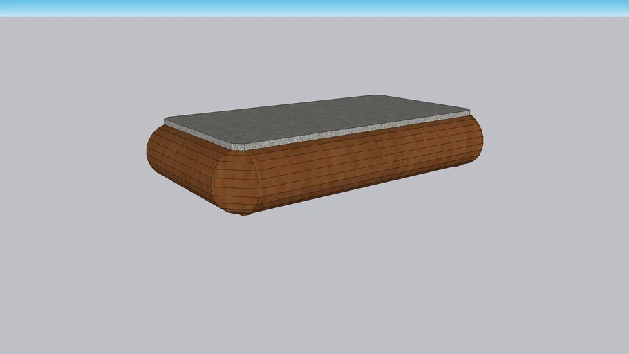 table basse bois | 3D Warehouse