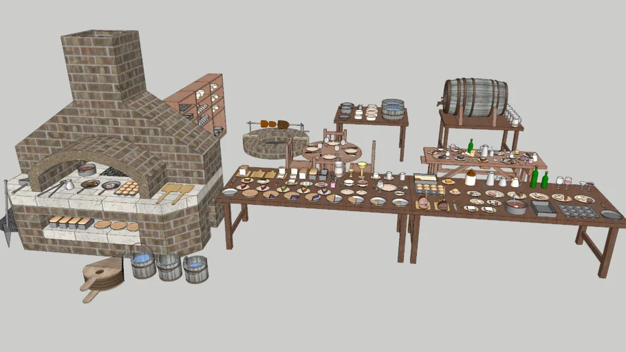 GENERICA Props: Tavern Kitchen