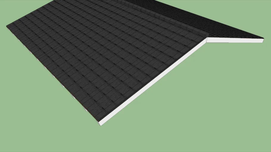 tejado teja flat negra