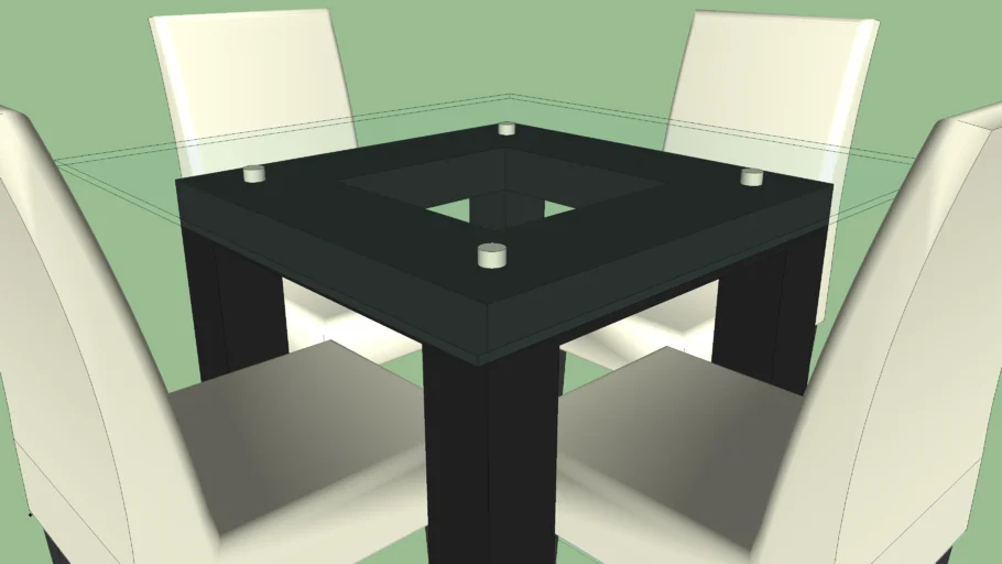 Comedor de cuatro puestos