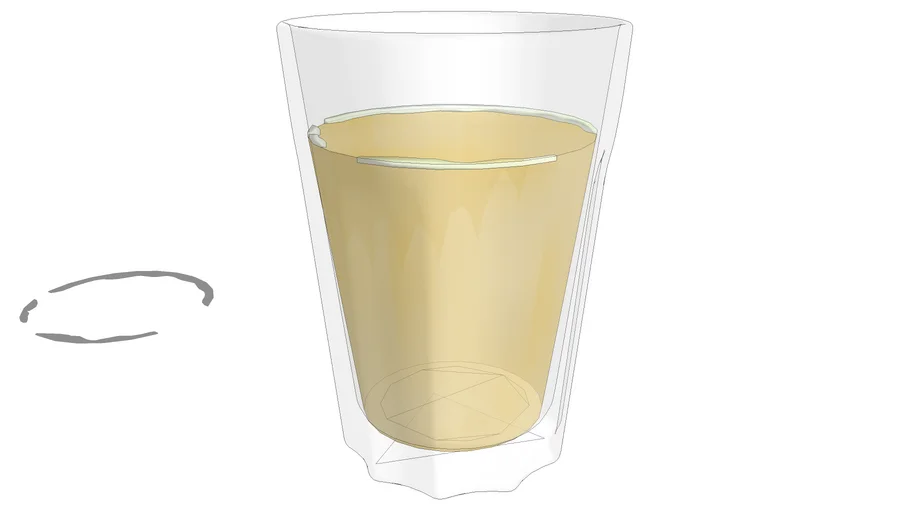 Copo americano com cerveja