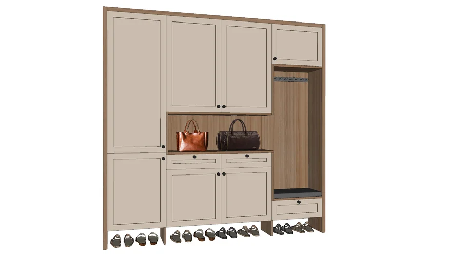 PhuongTk - Tu Giay 2 - Shoe cabinet