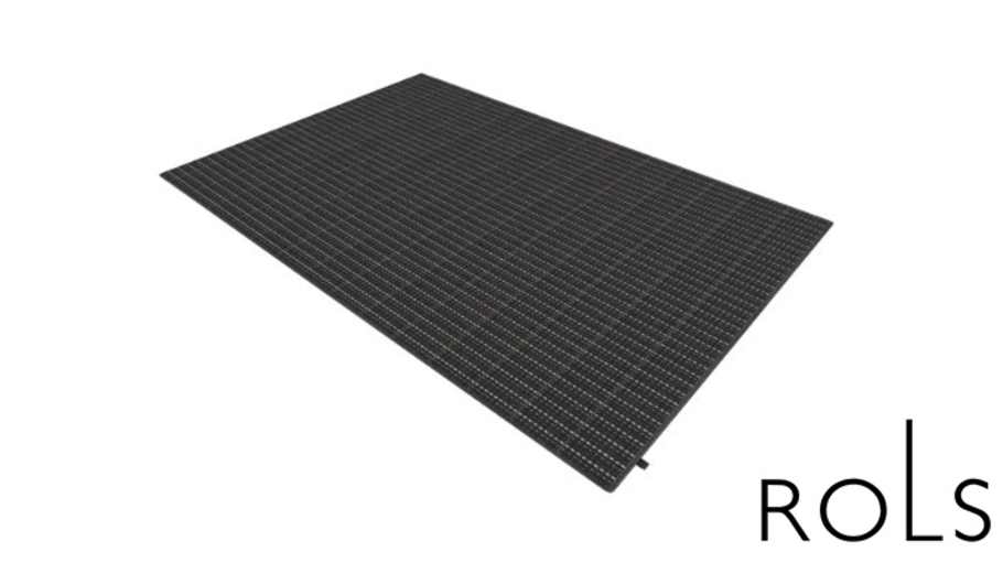 Dark Blue Indoor & Outdoor Carpet with a Modern Minimalist Look - Aral 05