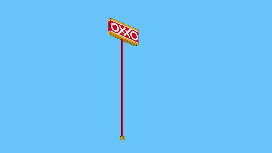 Letrero oxxo