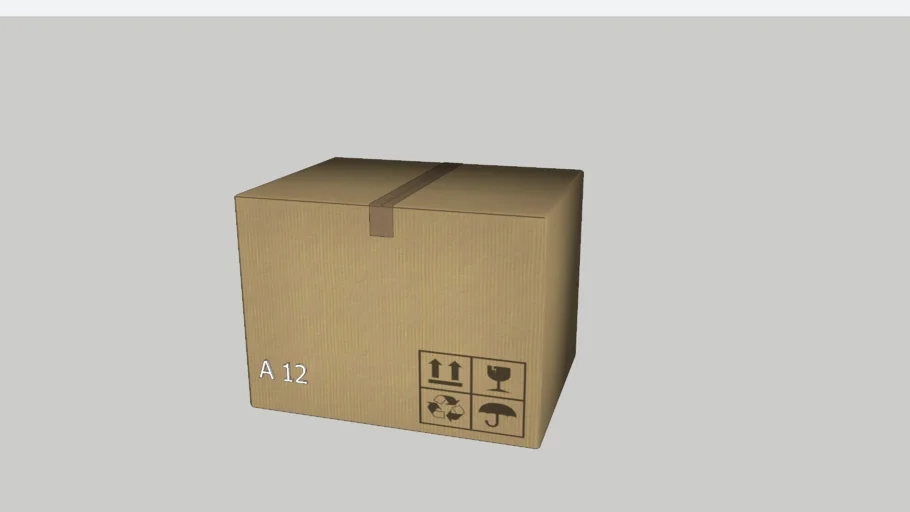 A12 carton box
