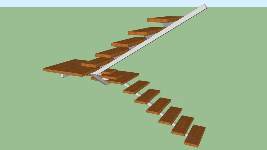 escalera de U
