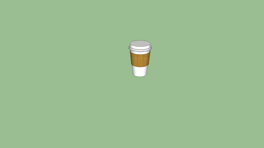 Paper cup of coffee