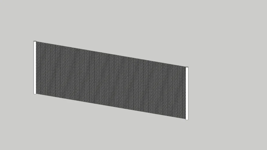 Perforated metal (hexagonal)