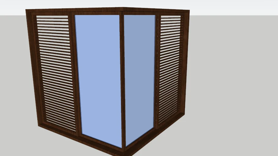 Corner sliding window - Janela de canto de correr - Ventana corrediza de esquina