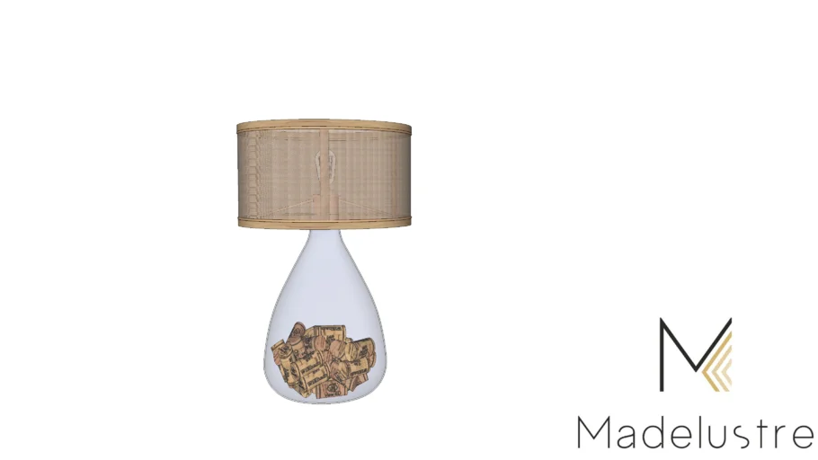 Abajur Lais Cup Palha