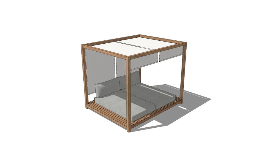 SUNS-Daybed with roof-Portofino