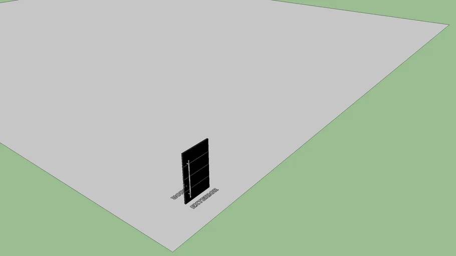 puerta de acceso pivotante