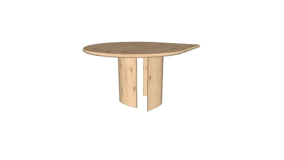 Table Du Sud x Studio Verbaan II eettafel hout