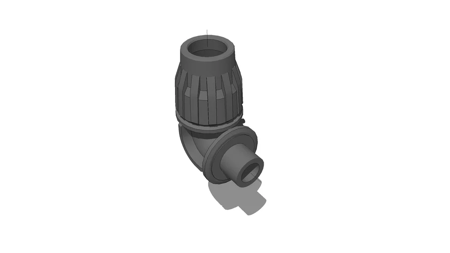 Codo/Elbow 90º PP 20 mm - 1/2" rosca macho/male thread - EXTERIOR