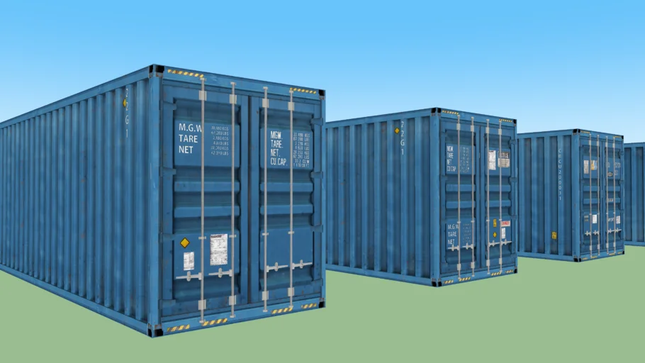 Intermodal container set