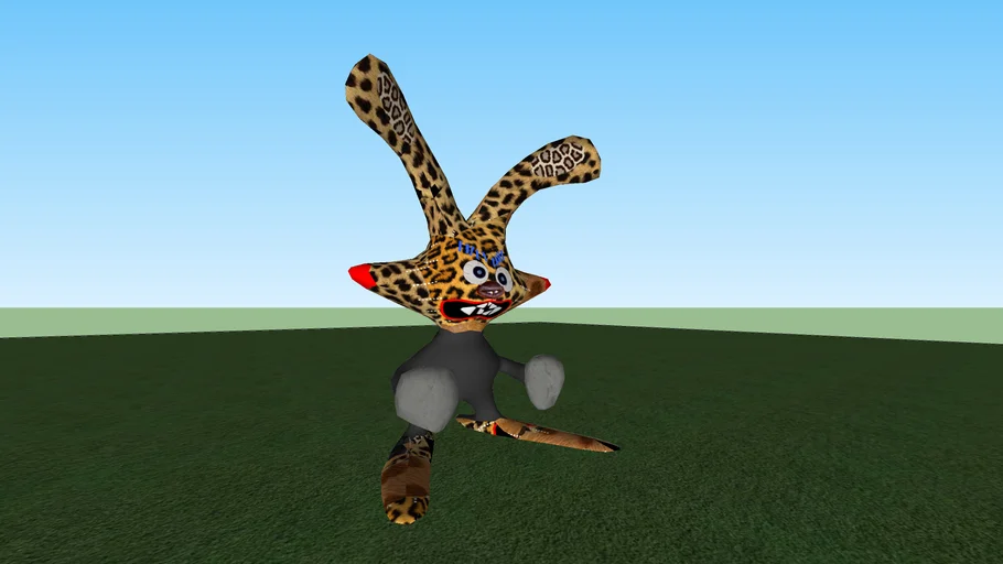 Mutant - Zombie - Ninja Bunny Rabbit!!! (foto textured)