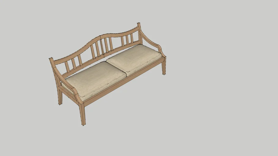 Wooden Sofa - Chair