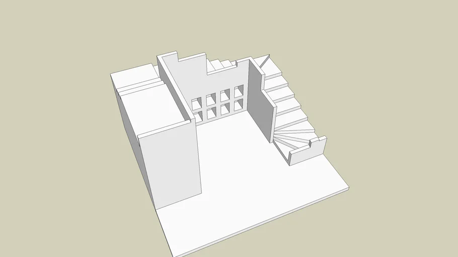 EdiT mE! - modern foyer hall and stairs.