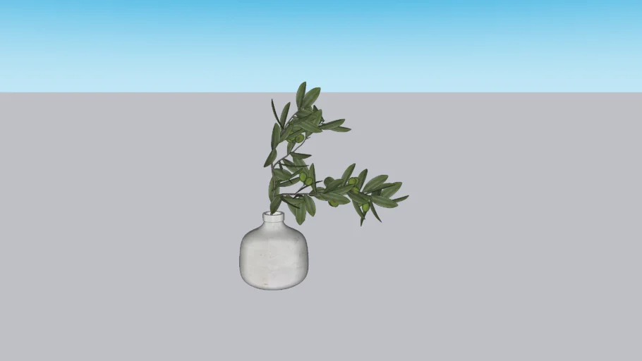 Jarron con planta
