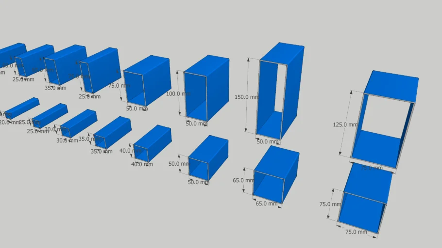 SHS and RHS steel sizes from 20mm up