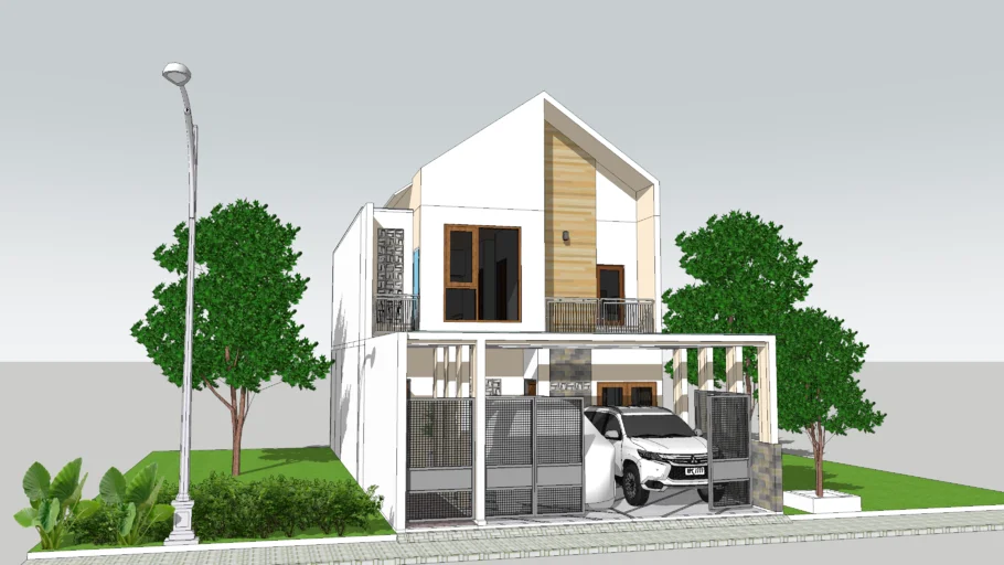 SImple Modern House 7x15