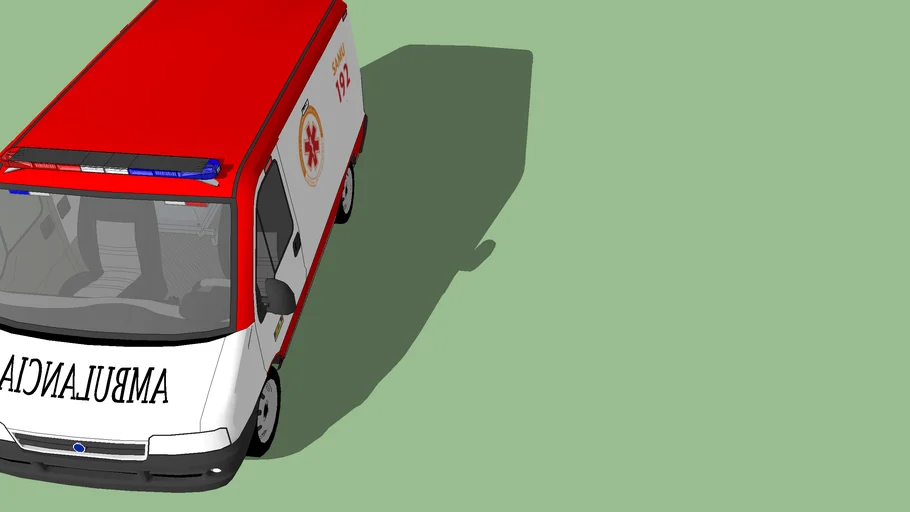 ambulancia do samu  fiat ducato