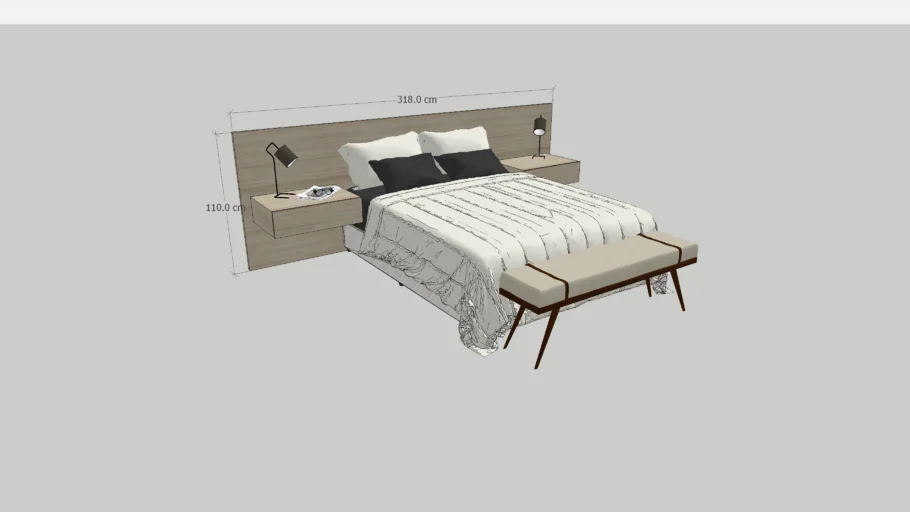 CAMA DE CASAL - CONJUNTO