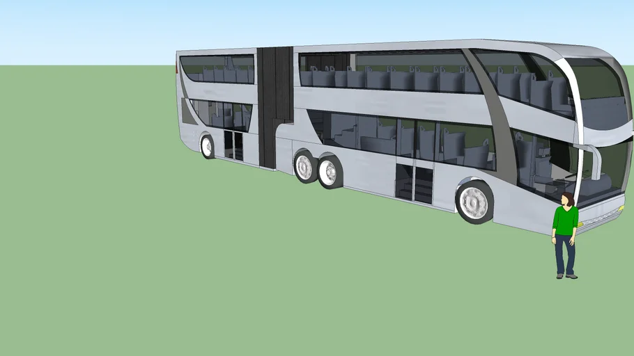 bus articulado de dos pisos Il