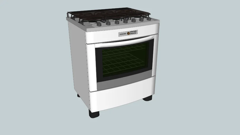 Fogão de 06 Bocas desenho de Olivaldo