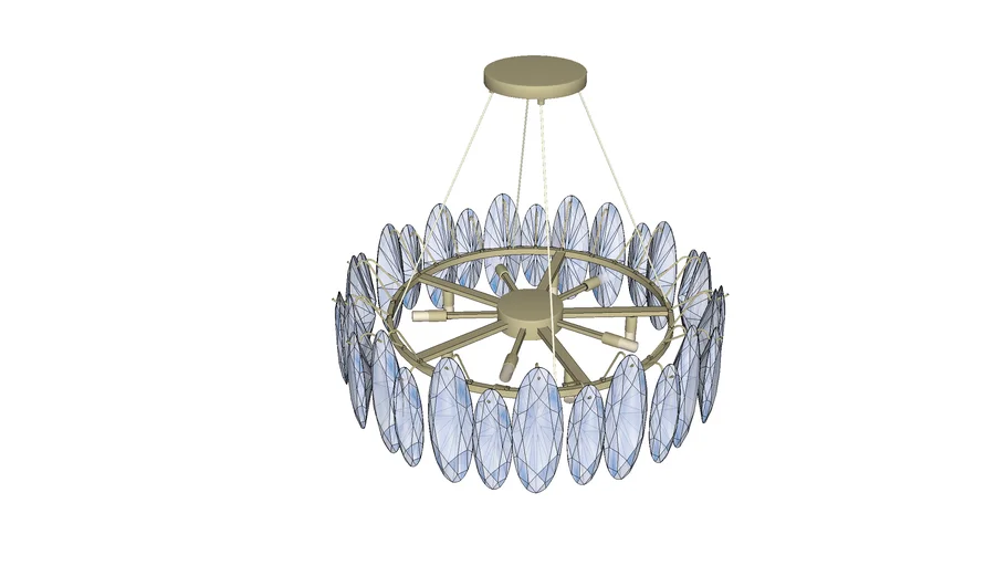 Round Crystal Chandelier