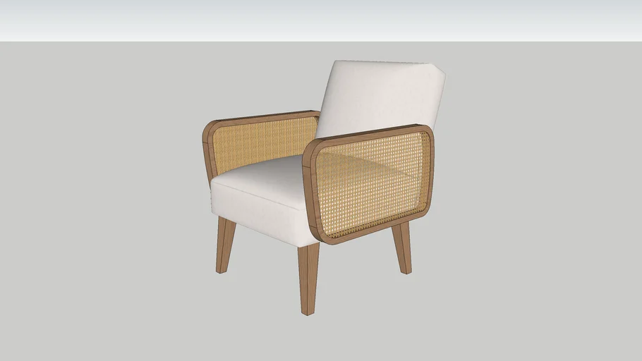 CANE ARMCHAIR