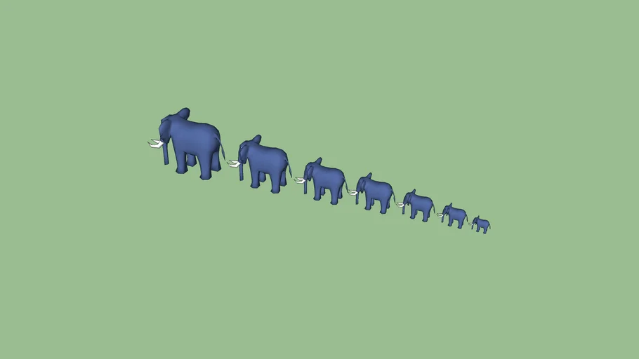Seven Elephant | 3D Warehouse