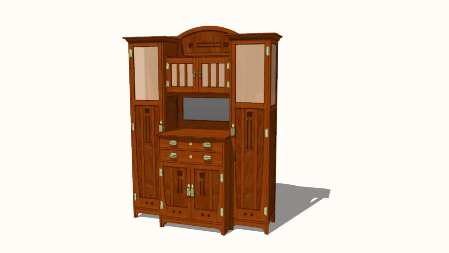 Art Nouveau French Grand Buffet