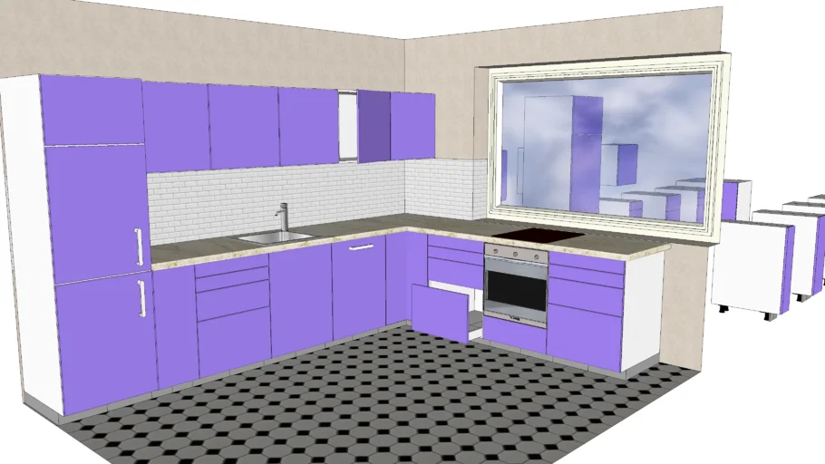 Ikea kitchen - METOD modules