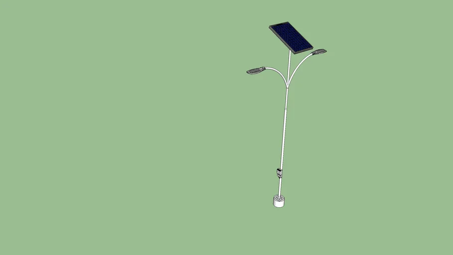 poste de energia solar