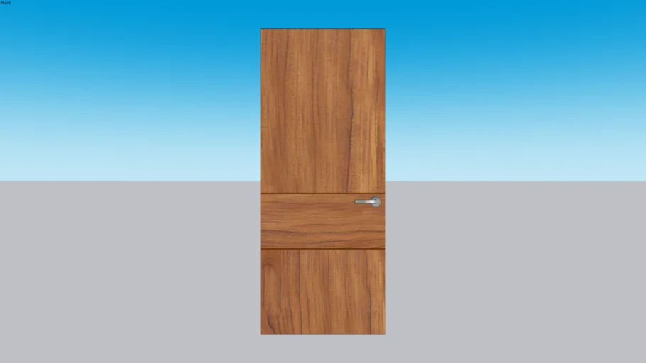 Wood door