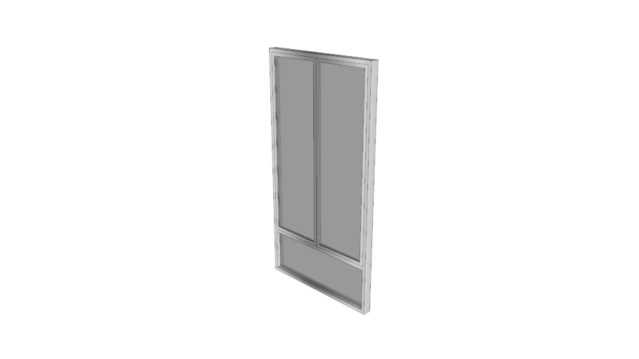 WINDOW JENDELA 2 DAUN ALUMINIUM