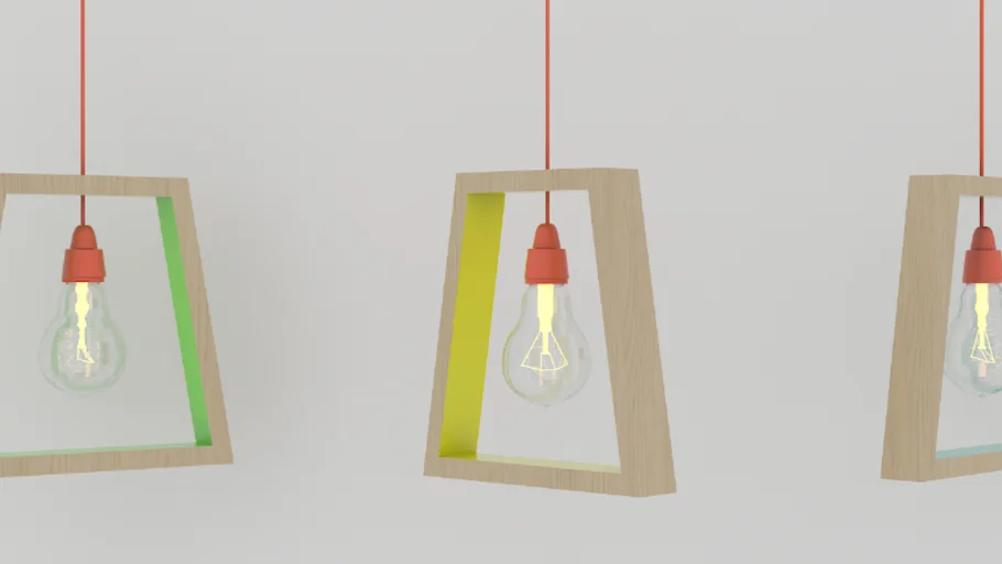 hanging lamp color