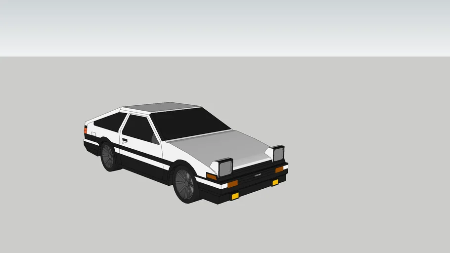(LOW POLY) toyota ae86
