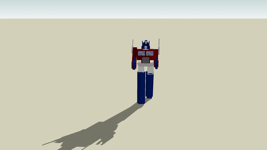 Optimus Prime Robot Mode | 3D Warehouse