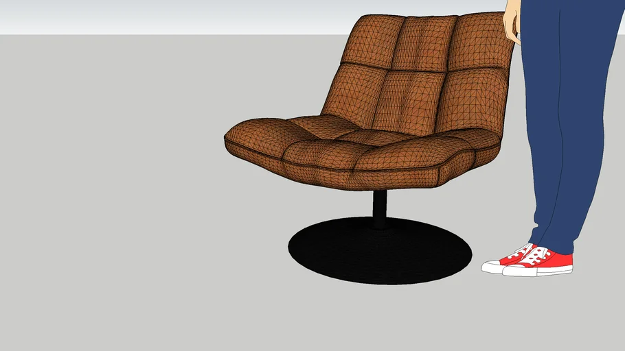 bar chair lounge vintage brown