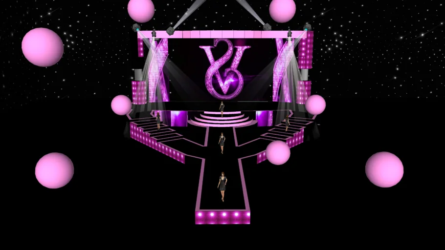 Victoria´s Fashion Show stage