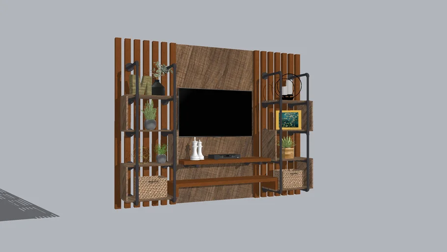 wood livingroom | 3D Warehouse