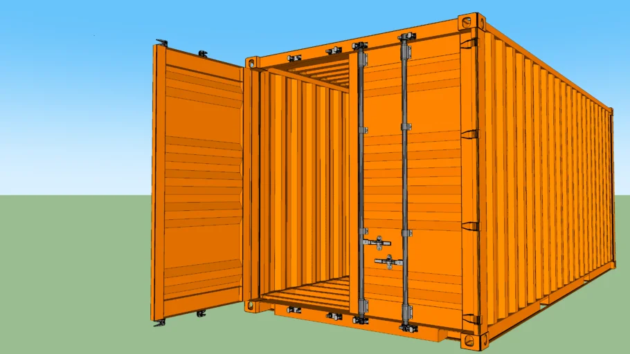 20 foot high cube dry shipping container