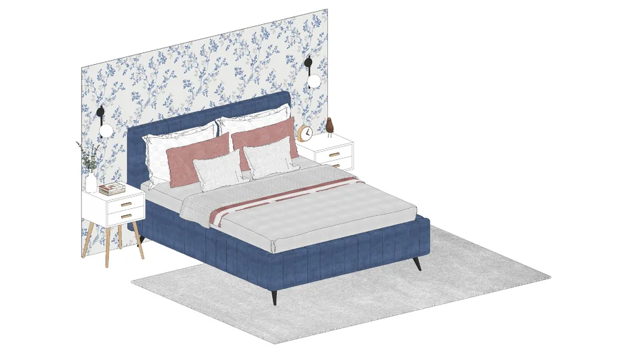 Modern bed
