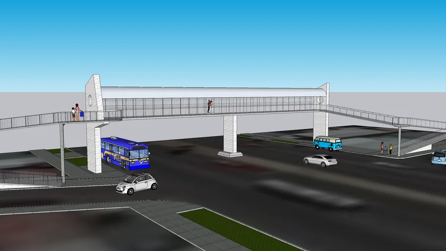 Puente Peatonal Boulevares